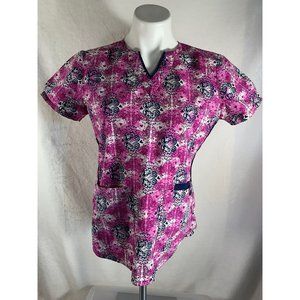 NRG by Barco stretch SMALL scrub top